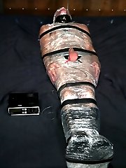 What you will see in this update:  Beautiful dominatrix Harmony Rose tormenting bill into oblivion, total mummification, electrocuted balls, tied up, fucked in the mouth and ass with a night stick, bent over and fucked with a strap on, fierce nut pulling, foot sucking, clothespins covering his nipples and balls, armpit licking, and tons of fucking, sucking and multiple come shots.