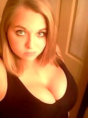 Naughty BBW showing off her giant breasts
