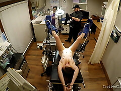 Police & Nurse Cavity Search Teen Gal Strip Searched