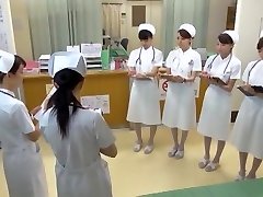 Fabulous Asian model Yumemi Nakagawa, Nachi Sakaki, Akari Asakiri in Super-naughty Nurse, Threeways JAV scene