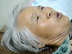 Chinese Grandma With Painful Orgasm