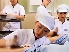 Japanese Nurse Gobbling Cum Out Of Horny Pecker