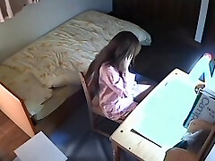 Amateur honey doesn't want to prepare her homework