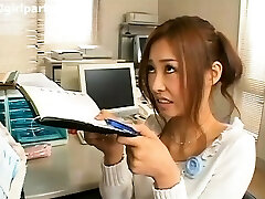 Japan Office Dame Gets Cum On Her Face