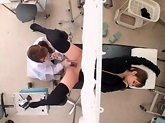 Female Japanese gynecologist pummels her awesome patient