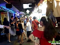 Horny dude shows how to pick up a real Thai nymph Mee in some clubs