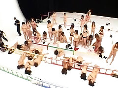 gorąca japoński dziwka w egzotycznych sex grupowy, fetysz jadę do sceny