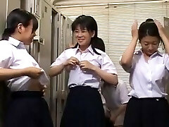 Japanese Triple Handjob