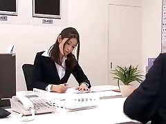 niesamowity japoński model maomi нагасава, юриа sonoda, meisa асагири w najlepszym biuro, owłosione klip jadę