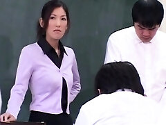 Japanese Teacher degraded and Cum decorated by her Students Japanese Teacher degraded and Cum decorated by her Students