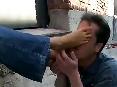 Asian Public Foot Domination