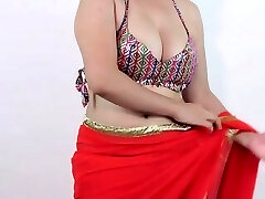 Desi Young Girls Exposed Her Tits Huge Balloons Cleavage In Saree