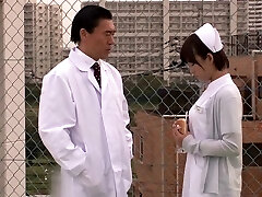 Mischievous Japanese girl in Fabulous Nurse, Handjob JAV scene