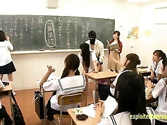 Jav Idol Students Fucked By Masked Folks In There Classroom