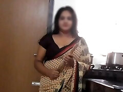 Indian Step-mom Disha Kitchen Striptease & Fucked by Stepson Indian Step-mom Disha Kitchen Striptease & Fucked by Stepson
