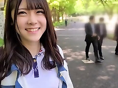 Cute Japanese pornstar Akari Minase enjoys cock of her bf after a lengthy walk
