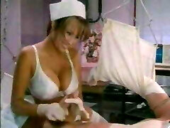 Asian nurse with outstanding handjob