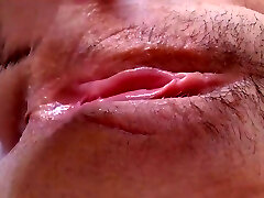 My Candy J - Extreme Close-up Bud! Eating Amazing Young Unshaved Squirting Gash. 8 Min