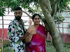 Indian Beautiful Maid Hot Fuck-fest At Open Garden!! Viral Sex