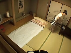 Irresistible Japanese bimbo drilled in voyeur massage video