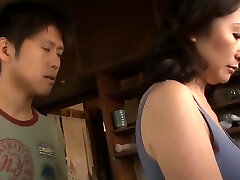 Japanese Mom Caught Son-in-law Masturbating Son Force To Fuck Mom