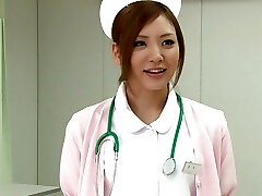 Nurse in Japanies Polyclinic without work