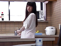 ASIAN Japanese PORN BABE SUCKS A MASSIVE Pecker THEN RIDES A