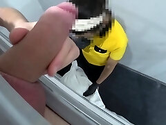 Japanese hotel-worker gives client perfect handjob