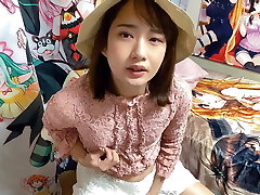 A man's daughter in neat clothes has masturbated A man's daughter in neat clothes has masturbated