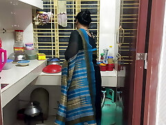 I saw my aunty cooking alone in the kitchen, I hugged her and started nailing I saw my aunty cooking alone in the kitchen, I hugged her and started nailing