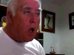 Spanish Chubby Grandpa with thick Dick