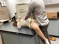 Hot assistant gets fucked in copy room