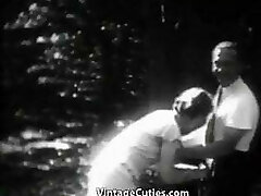 Stunning Bi-atch Has Fun in the Forest (1930s Vintage)
