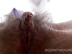 Kitty Bush Thin Hairy Girl Big Clit and Fur Covered Arm Pits
