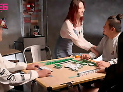 The hubby was busy gamble while I was providing a blowjob and pummel to his friend - Asian Wife Cheating