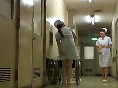 Nurse got her yellow and dark-hued thong seen on sharking movie