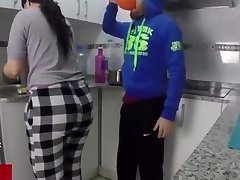 Poked My Stepmom while she is cooking Poked My Stepmom while she is cooking