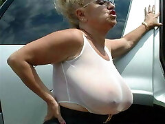 Huge Granny Tits Jerk Off Compete To The Beat 