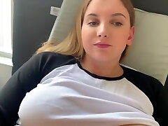 Caught my Big Tit Sister jacking while watching porn