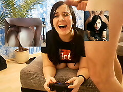 Gamer girl gets penetrated while gaming