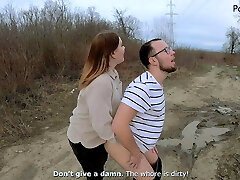 rosyjski dziewczyna fed a facet z sperma podczas pegging czesc m