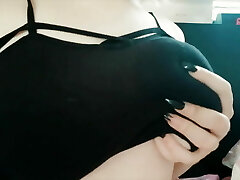 Tiny german slut ties up her fat tits - Joylii Tiny german slut ties up her fat tits - Joylii