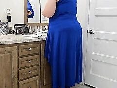 Nymph In Bathroom With Panty Down, Was Very Surprised When Stranger Accidentally Walked In (Role Playing)