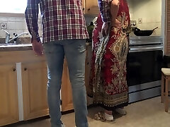 Pakistani Wife Lets Horny Son Creampie Her Pregnant Pussy