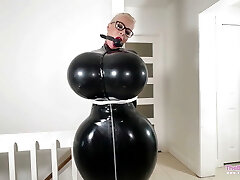 Assets inflation dreams in latex (ass and breast expansion)
