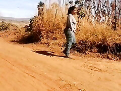 Devska pissing on the road part4