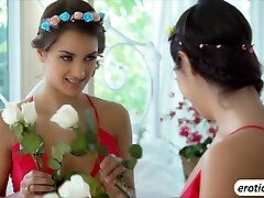 Lesbians Lily Adams and Uma Jolie spilled in to cum filled cl Lesbians Lily Adams and Uma Jolie spilled in to cum filled cl