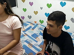 MY STEPBROTHER WON'T LET ME DO MY HOMEWORK AND Drill ME Hard (PART 1)