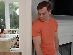 Smooth shagging in the bathroom with hot redhead Lilian Stone Smooth shagging in the bathroom with hot redhead Lilian Stone