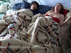 Sonny gets up with stepmom in the bed and fucks the wrong crevice